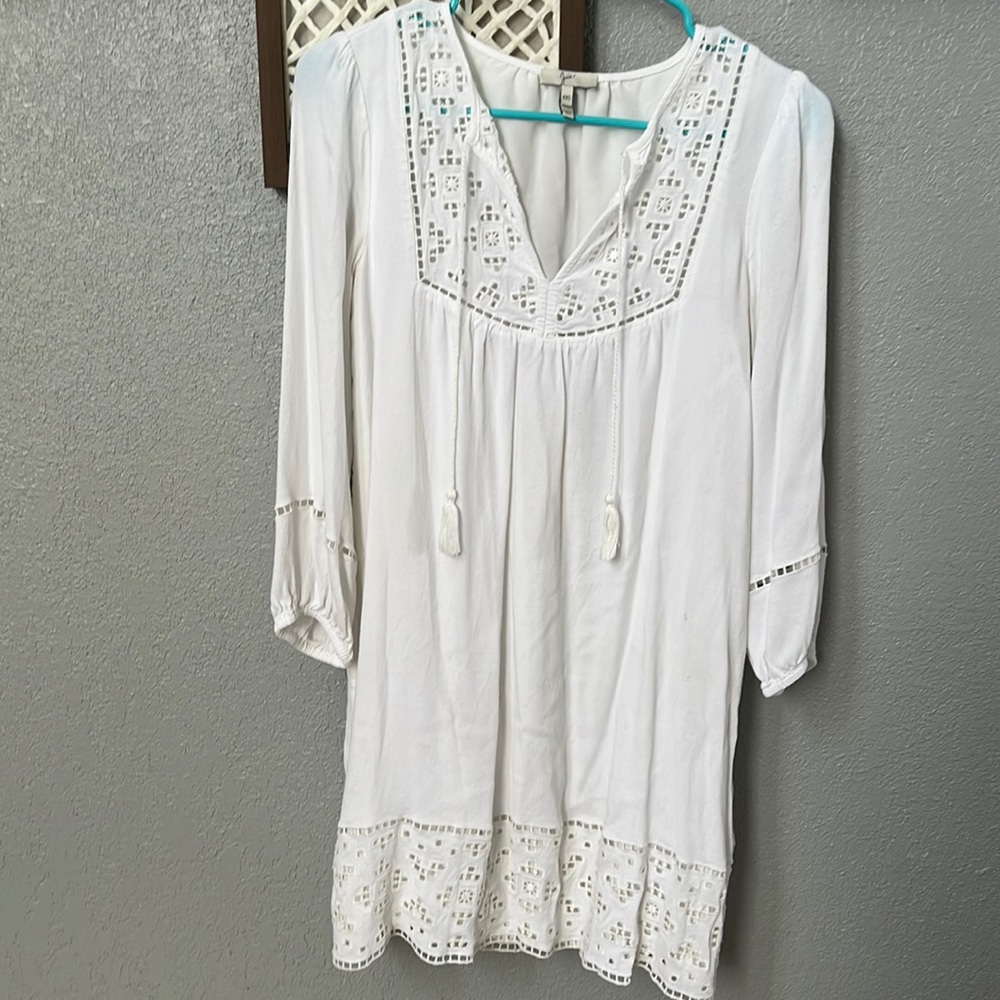 Women’s Joie XXS white lien dress